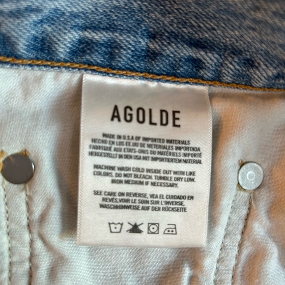 AGOLDE Criss Cross Upsized Jeans in Denim. Women’s size 31 - Picture 13 of 13